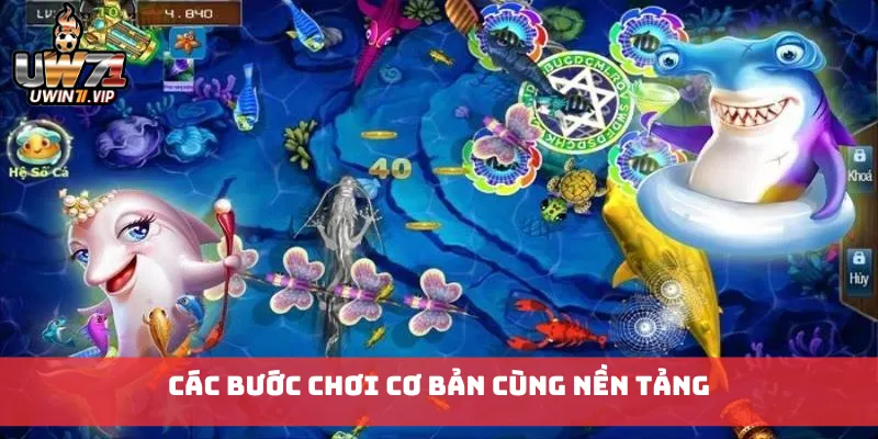 Các bước chơi cơ bản cùng nền tảng