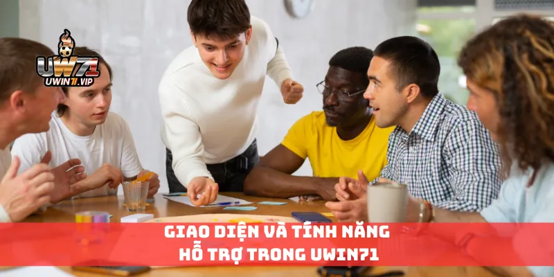 Giao diện và tính năng hỗ trợ trong Uwin71