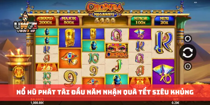 Nổ hũ phát tài đầu năm nhận quà Tết siêu khủng