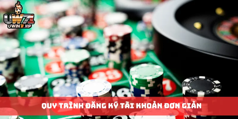 Quy trình đăng ký tài khoản đơn giản